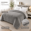 Edredón Reversible de Pelo de Mono – 2½ Plazas (220 × 240 cm)