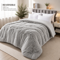Edredón Reversible de Pelo de Mono – 2½ Plazas (220 × 240 cm)